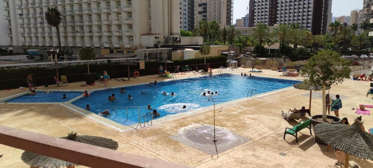 Precioso Apartamento Con Piscina Y Vistas Al Mar Mediterraneo. Benidorm Eksteriør billede